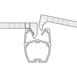 gutta Terrassenüberdachung Standard anthrazit 306 x 406 cm