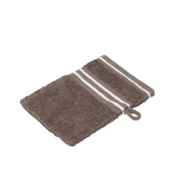 Gözze Frottier-Waschhandschuh Rio 16 x 21 cm taupe vollfarbig