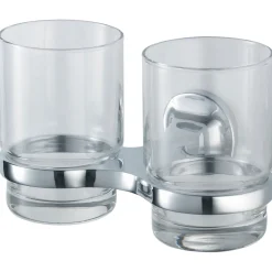 Aspen Becherhalter doppelt Glas Chrom^Haceka Best