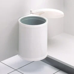 Mülleimer Compact Box M 15 L weiß^Hailo Discount