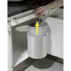 Mülleimer Compact Box M 15 L weiß^Hailo Discount