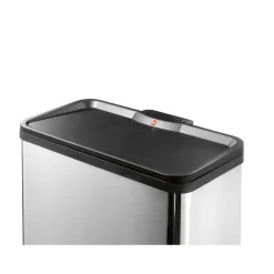 Hailo Trenn-Mülleimer Oeko Duo Plus L 17+9 L wei