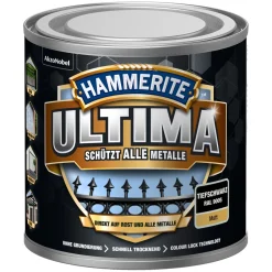 Metallschutzlack Ultima Tiefschwarz matt 250 ml^Hammerite Best