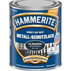 Metallschutzlack anthrazitgrau glänzend 750 ml^Hammerite