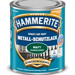 Metallschutzlack dunkelgrün matt 750 ml*Hammerite Outlet
