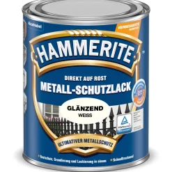 Metallschutzlack weiß glänzend 2,5 L^Hammerite New