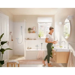 Hansgrohe Einhebel-Brausemischer Rebris S Aufputz chrom