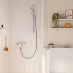 Hansgrohe Einhebel-Brausemischer Rebris S Aufputz chrom