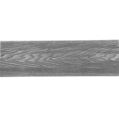 Hartmann WPC-Terrassendiele grau geriffelt 200 x 14,5 x 2,3 cm