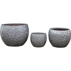 Pflanzentopfserie Glasierter Stein*Haveson Online