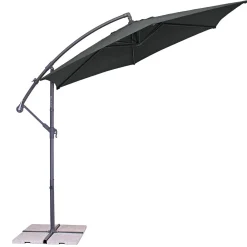 Ampelschirm Salerno 300 cm Anthrazit*Haveson Discount