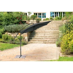 Ampelschirm Salerno 300 cm Anthrazit*Haveson Discount