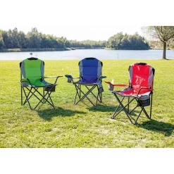 Haveson Angelstuhl Deluxe faltbar inkl Tragetasche blau