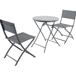 Balkonmöbel-Set Atlanta grau meliert*Haveson Outlet