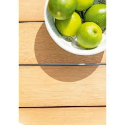 Haveson Balkontisch Rhodos 60-120 x 74 x 60 cm Eukalyptusholz