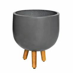 Haveson Blumentopf Stockholm mit Füßen 24 x 17 cm
