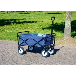 Bollerwagen faltbar 89 x 59 x 48 cm blau^Haveson