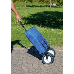 Bollerwagen faltbar 89 x 59 x 48 cm blau^Haveson