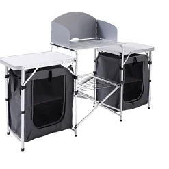 Camping-Multifunktionstisch Aluminium klappbar*Haveson