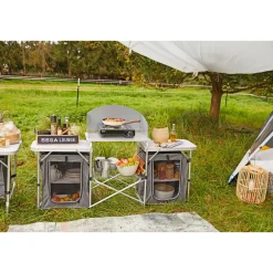 Camping-Multifunktionstisch Aluminium klappbar*Haveson