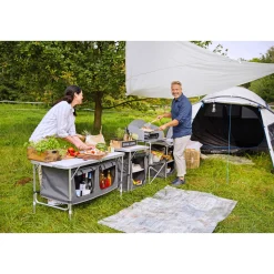 Camping-Multifunktionstisch Aluminium klappbar*Haveson