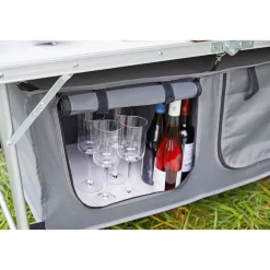 Camping-Tisch mit Ablagefächern^Haveson Outlet