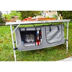 Camping-Tisch mit Ablagefächern^Haveson Outlet
