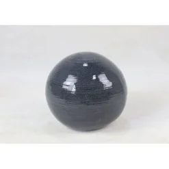 Dekokugel Feine Rille Durchmesser 15 cm grau^Haveson Hot