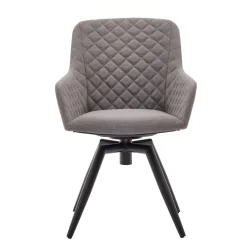 Drehsessel NOVARA drehbar LIKA-TEX-Bezugsstoff anthrazit*Haveson Sale