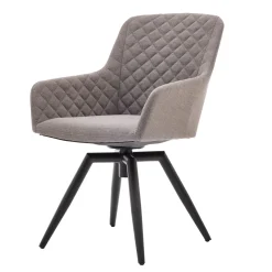 Drehsessel NOVARA drehbar LIKA-TEX-Bezugsstoff anthrazit*Haveson Sale