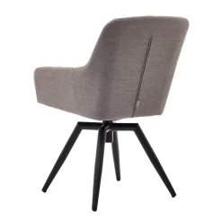 Drehsessel NOVARA drehbar LIKA-TEX-Bezugsstoff anthrazit*Haveson Sale