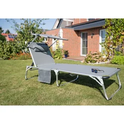 Dreibeinliege Klappliege XXL mit Sonnendach^Haveson Outlet