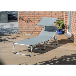 Dreibeinliege Klappliege XXL mit Sonnendach^Haveson Outlet