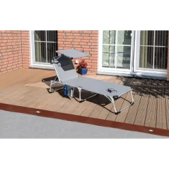 Dreibeinliege Klappliege XXL mit Sonnendach^Haveson Outlet