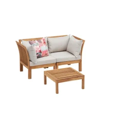 Haveson Eckteil Rhodos 60 x 71 x 71 cm