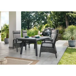 Gartentisch Taranto, ausziehbar200/260x100x76,5cm*Haveson Best