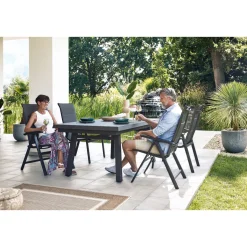 Gartentisch Taranto, ausziehbar200/260x100x76,5cm*Haveson Best