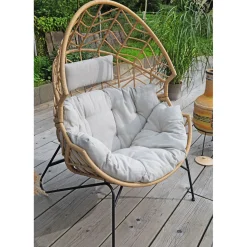 Haveson Loungesessel Pristina inkl Sitzauflage und Kopfkissen