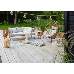 Haveson Loungesessel Pristina inkl Sitzauflage und Kopfkissen