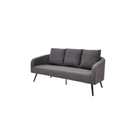 Haveson Outdoorsofa Novara wetterfester LIKA-TEX Bezugsstoff anthrazit Aluminiumgestell