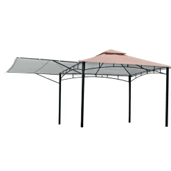 Pavillon cappuccinofarben 330 x 330 cm*Haveson New