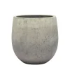Pflanzgefäß Balloon Rough niedrig Durchmesser 30 x 30 cm grau^Haveson Hot
