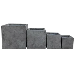 Haveson Pflanzgefäßserie Wiped Grey