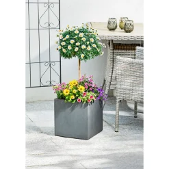 Pflanzkübel Granite 50 x 50 x 51 cm^Haveson