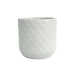 Pflanztopf Big Diamond weiß 37 x 37 x 37 cm^Haveson Sale