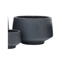 Haveson Pflanztopf PORES LxBxH 41 x 41 x 26 cm anthrazit