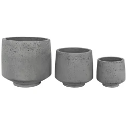 Pflanztopf PORES grau 42 x 42 x 38 cm*Haveson Best