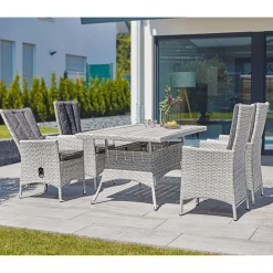 Positionssessel Milano grau-meliert^Haveson Online