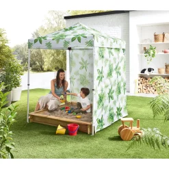 Push-Up Mini-Faltpavillon PALM LEAF 150 x 150 cm^Haveson Sale