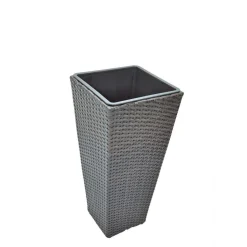 Haveson Rattangefäß Lotus 28 x 28 x 60 cm